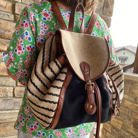 Lucky Brand Handbags - Lucky Brand Kendal Boho Hobo Backpack